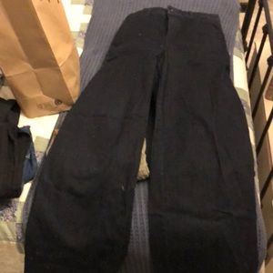 Hi waisted flare jeans for work!